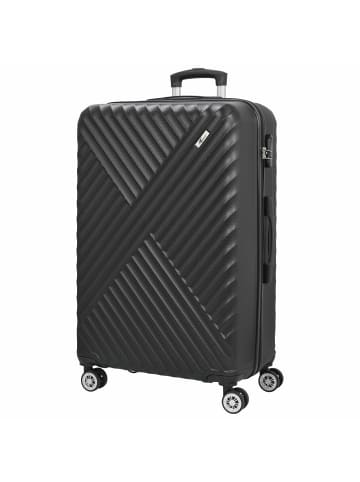 Paradise by CHECK.IN Kingston - 4-Rollen-Trolley Set 3tlg. (lila) in schwarz