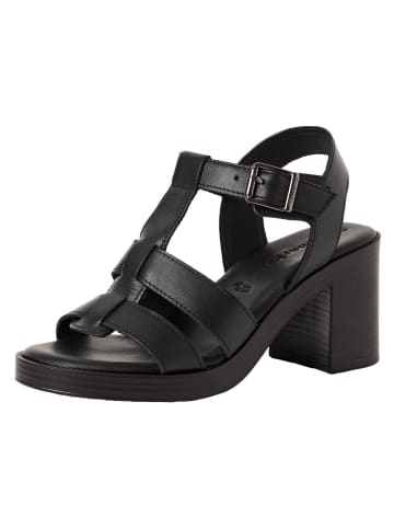 Tamaris Sandalette in BLACK LEATHER