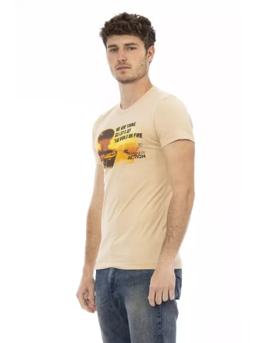Trussardi Action Beige Baumwolle Herren T-Shirt