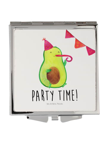Mr. & Mrs. Panda Mini Spiegel Avocado Party Zeit mit Spruch in Weiß