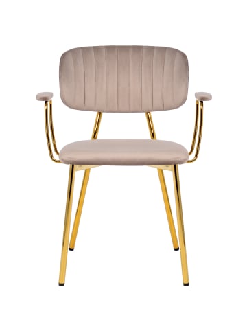 Kayoom Stuhl Giselle 2erSet in taupe