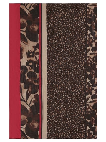Betty Barclay Basic-Schal mit Blumenprint in Brown/Red