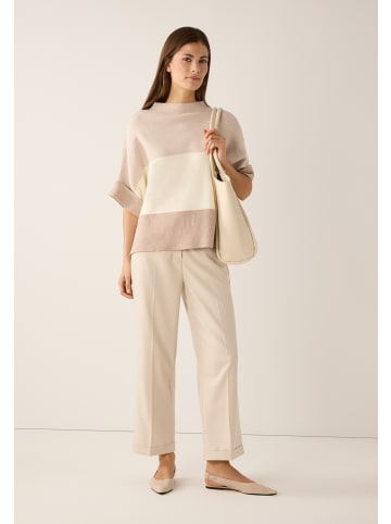 More & More weite, verkürzte Culotte in beige