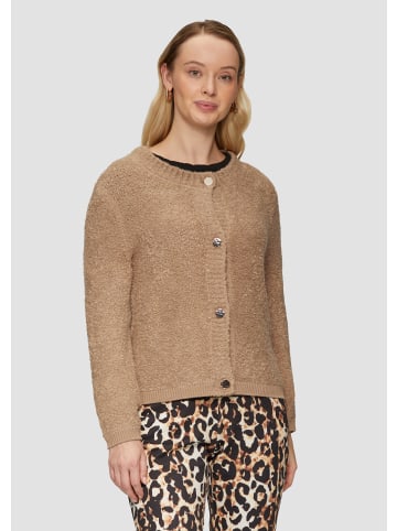 s.Oliver BLACK LABEL Strickjacke langarm in Braun