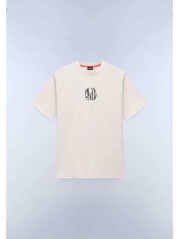 Napapijri T-Shirt "S-Yukis Ss" in Beige