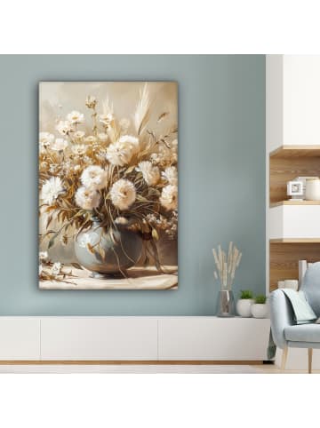 MuchoWow Leinwand bilder Elegante Blumen (BxH)