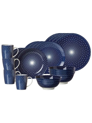Ritzenhoff & Breker 20er Set Kombiservice Royal Reiko in blau-weiß