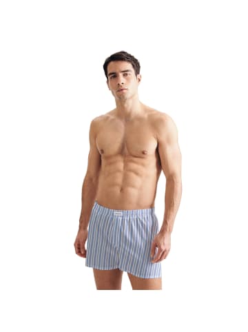 Seidensticker Web-Boxershorts 2er Pack in Hellblau