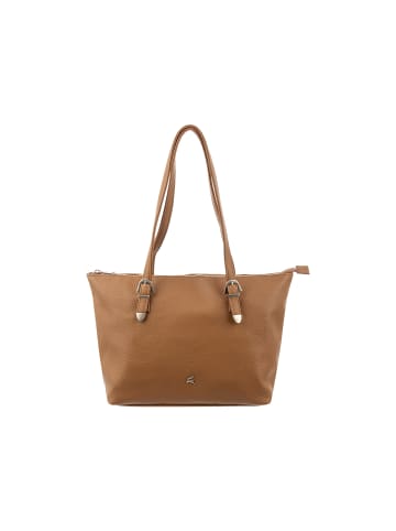 PRATTEN S038-G genarptes PU Shopper in mocha