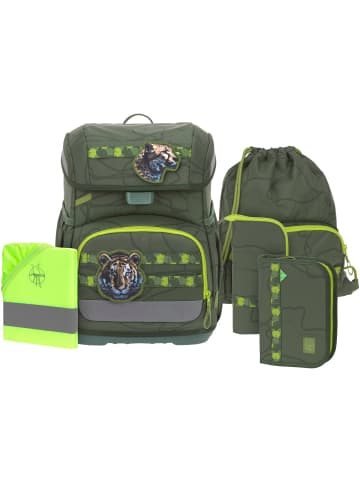 Lässig Ranzenset 6-tlg. Light Unique Jungle green in grün