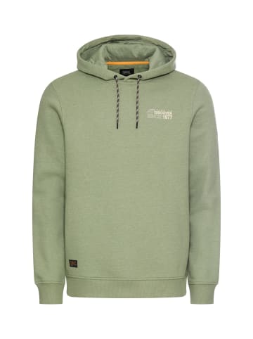 Camel Active Hoodie mit Rückenprint in Blattgrün