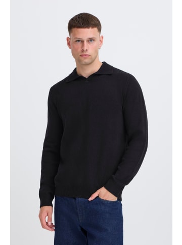 BLEND Strickpullover BHRANKO POLO in Schwarz