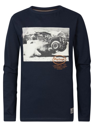 Petrol Industries T-Shirt mit Fotodruck Urbana in Blau