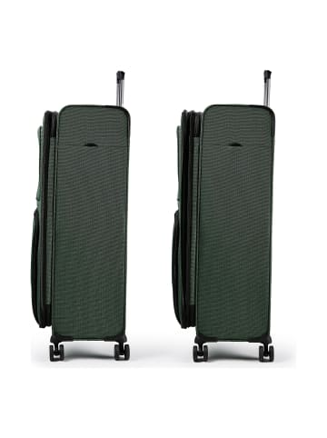 Stratic Bendigo Light Plus 4-Rollen Trolley 84 cm Laptopfach dark green
