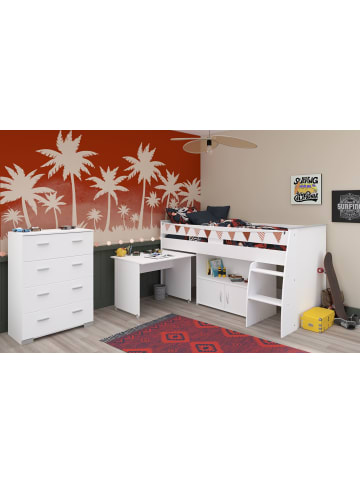58 aufm Kessel KINDERZMMER-SET Parisot Reverse 2-tlg. Holznachbildung Weiß