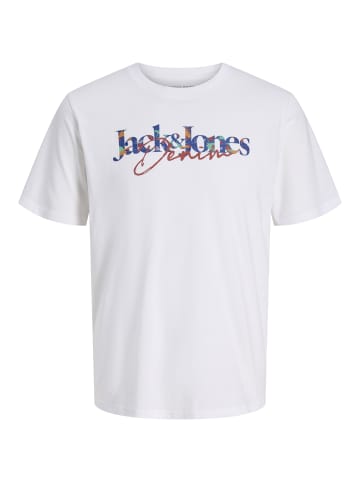 Jack & Jones Shirt in weiß mehrfarbig
