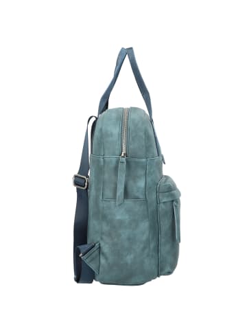 Greenburry Toni Rucksack 42 cm Laptopfach in petrol