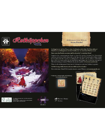 Asmodee Arcana Puzzle: Rotkäppchen