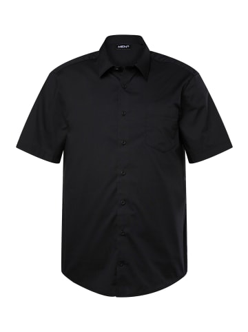 Men Plus Hemd in schwarz