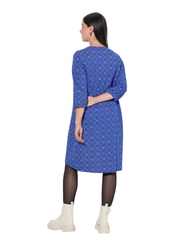 Ulla Popken Jerseykleid in kobaltblau