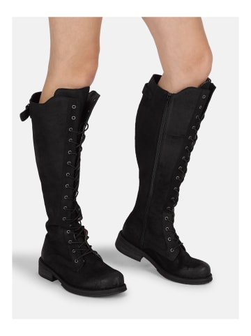 Felmini Wide Fit Stiefel in Schwarz