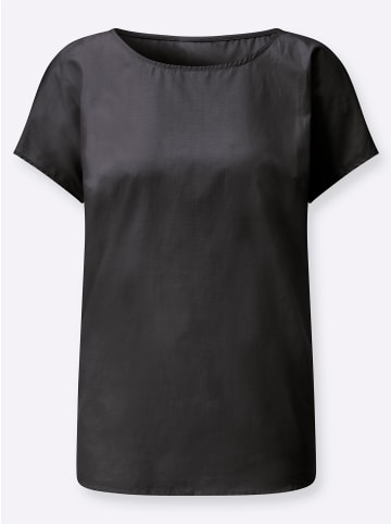 WITT WEIDEN Schlupfbluse in schwarz