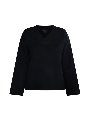 DreiMaster Damen Strickpullover in Schwarz