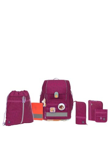 Lässig School Set Boxy Unique - Schulranzen Set 7tlg. (Gradient Green/Blue) in Speckles Berry