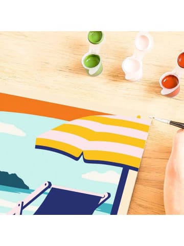 Ravensburger Malprodukte CreArt, Malen nach Zahlen Gallery Wall - Am Strand CreArt Adults Trend Ab 12 Jahre in bunt