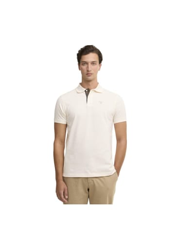Barbour Creme Baumwolle Poloshirt