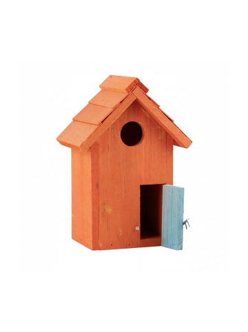 relaxdays Nistkasten in Orange - (B)17 x (H)24,3 x(T)12 cm
