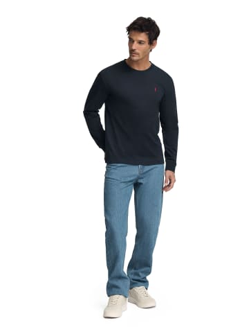 Polo Club Langarmshirt in Navyblau
