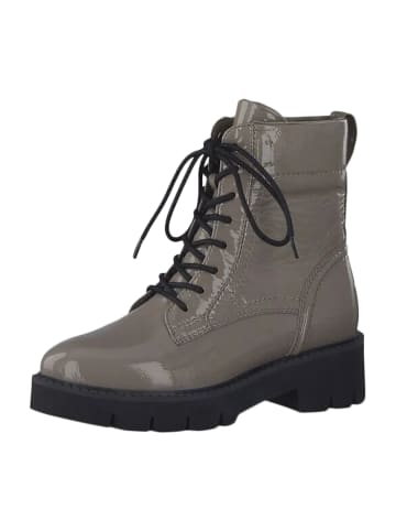 Tamaris Comfort-Lederstiefeletten Braun