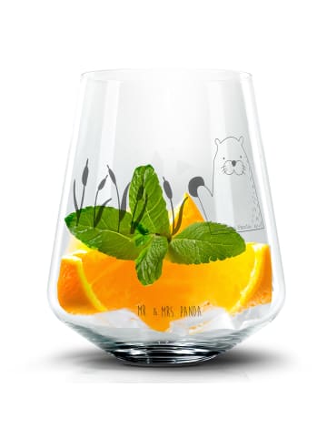 Mr. & Mrs. Panda Glas Otter Stein ohne Spruch in Transparent
