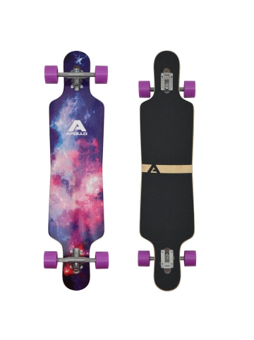 Apollo Twin Tip DT Longboard " Supernova " in lila/pink