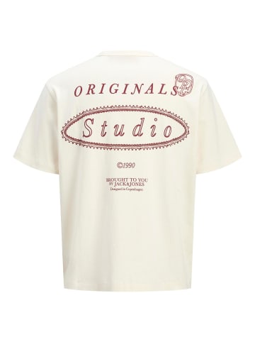 JACK & JONES Junior T-shirt in Antique White