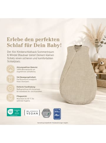Alvi Baby Mäxchen Sommertraum Mullschlafsack TOP in Natur