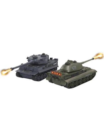 Jamara Ferngesteuertes Fahrzeug Panzer Tiger Battle Set 1:28 2,4GHz, ab 8 Jahre