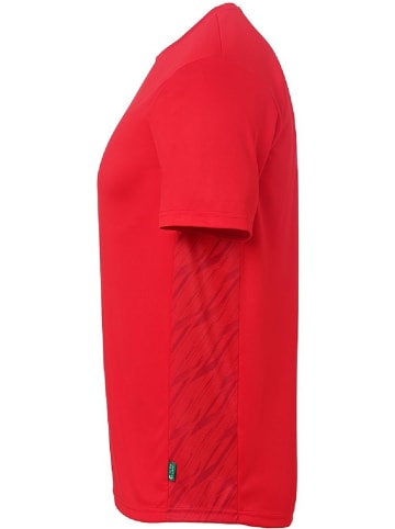 uhlsport  Sportshirt "Progressive 28 Poly Shirt Kurzarm" in Rot