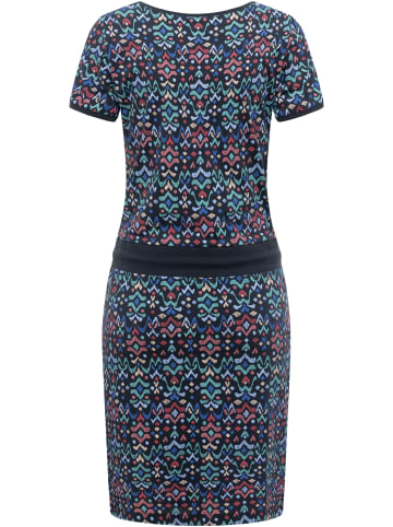 ragwear Minikleid Baomi Print YOUMODO in Navy