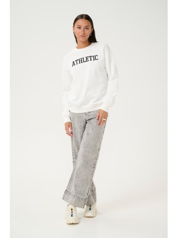 Kaffe Sweatshirt KAviola Loose fit in Chalk