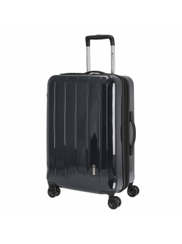 Check.In London 2.0 - 4-Rollen-Trolley 67 cm (orange) in carbon blau