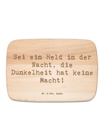 Mr. & Mrs. Panda Küchenbrett Spruch Angst vor Dunkelheit überwin... in Transparent