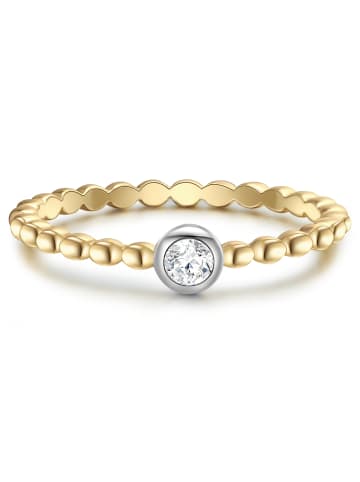 Glanzstücke München Ring Sterling Silber Zirkonia in gelbgold
