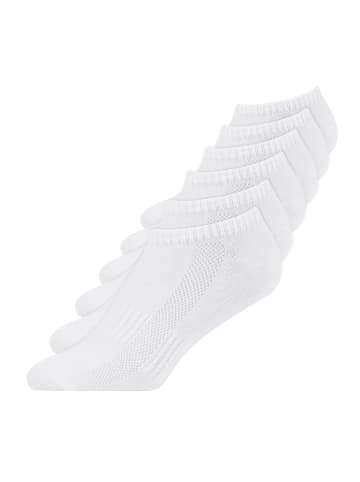 SNOCKS Sneaker Socken aus Bio-Baumwolle 6 Paar in Weiß