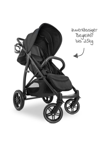 Hauck Buggy Rapid 4D (bis 25 kg) - XL Verdeck & in schwarz