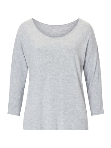 BETTY & CO Basic Shirt unifarben in Light Silver Melange