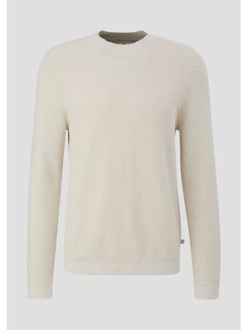 QS Strickpullover in 0330_wollweiß
