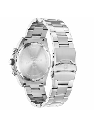 Swiss Alpine Military by Grovana Analoguhr für Herren in silber