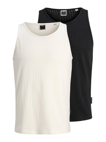 Jack & Jones 2er-Pack Tanktop in Cloud Dancer